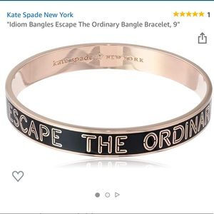 Kate Spade “escape the ordinary” bracelet